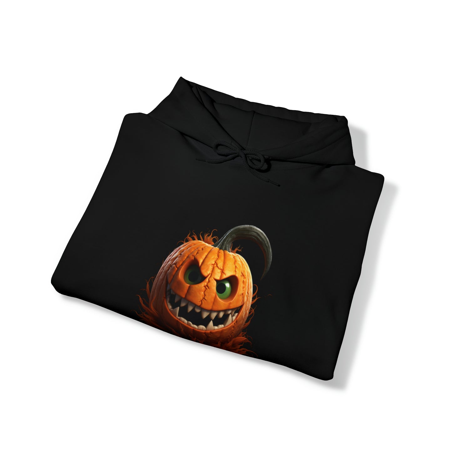 Mens and Womens Spooky Pumpkin Halloween Hoodie Sweatshirt