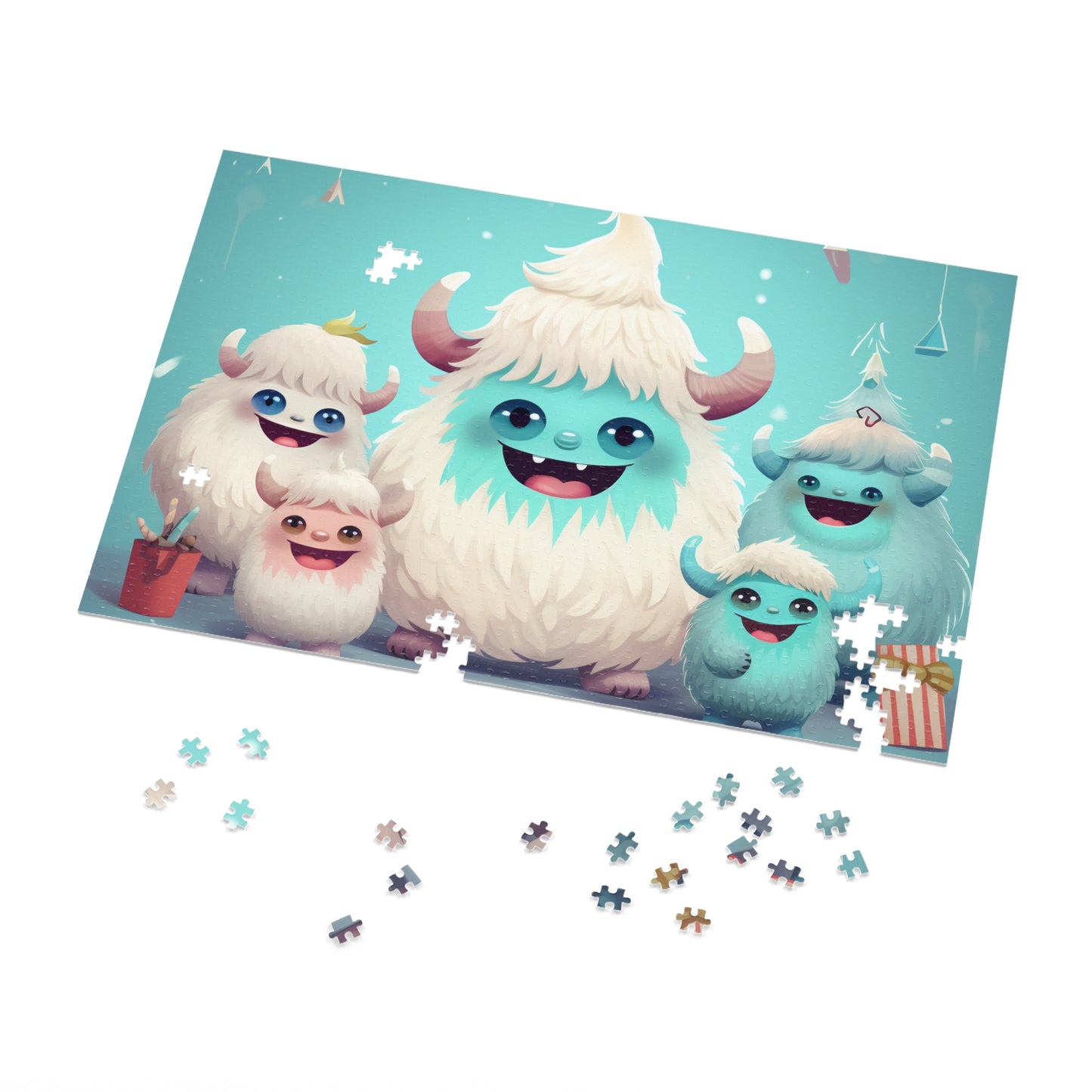 Jigsaw Puzzle (30, 110, 252, 500,1000-Piece) Yeti Kin Party 3