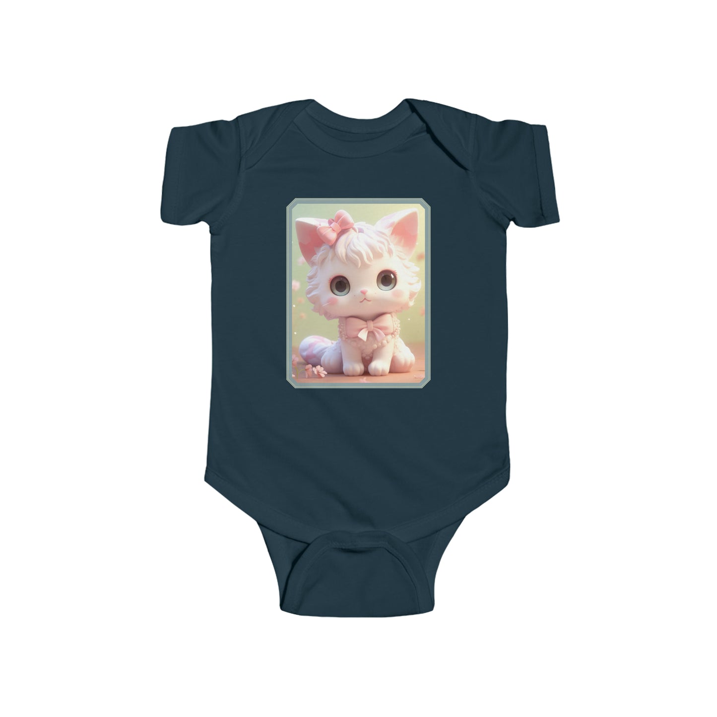 Body Infantil Punto Fino Gato 1 