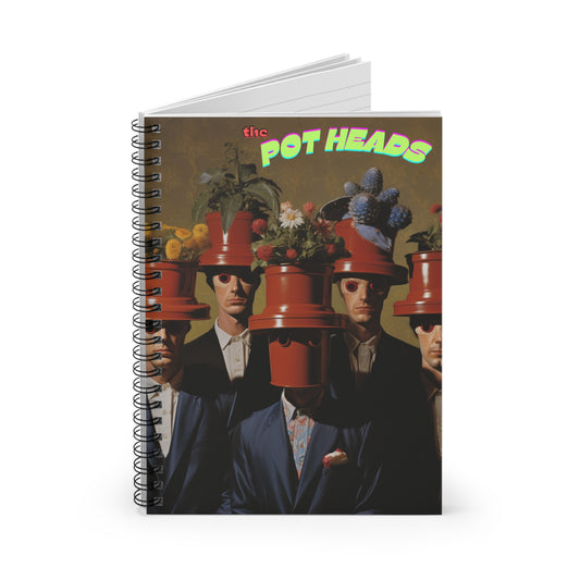 Spiral Notebook - Ruled Line the Pot Heads