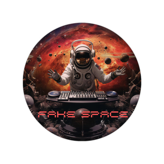 Transparent Outdoor Stickers, Round, 1pcs Fake Space