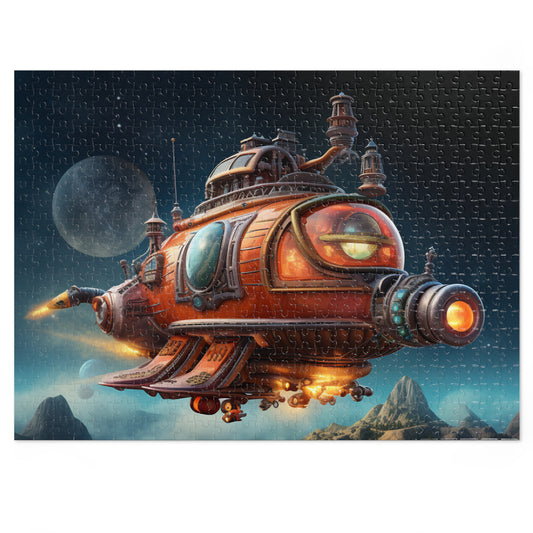 Jigsaw Puzzle (30, 110, 252, 500,1000-Piece) Steampunk Zeppelin/Spacehog