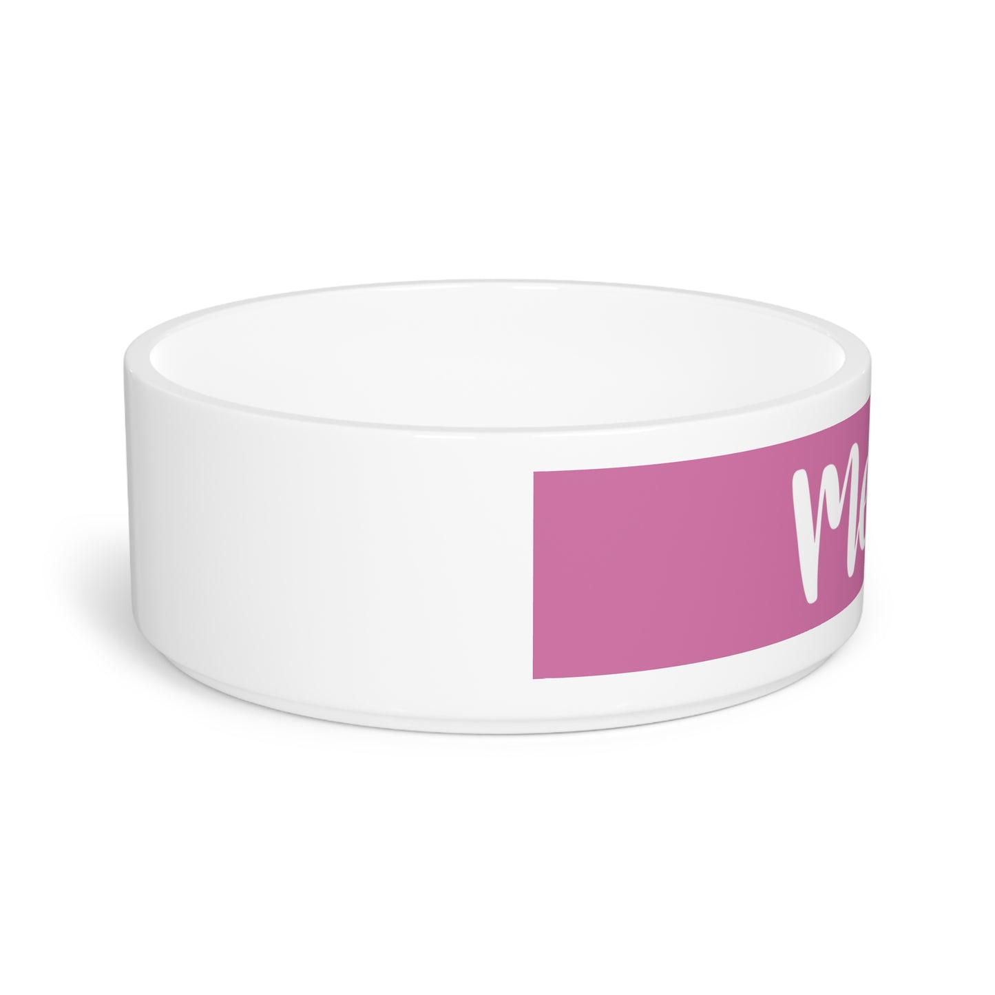 Pet Bowl Pink Meow