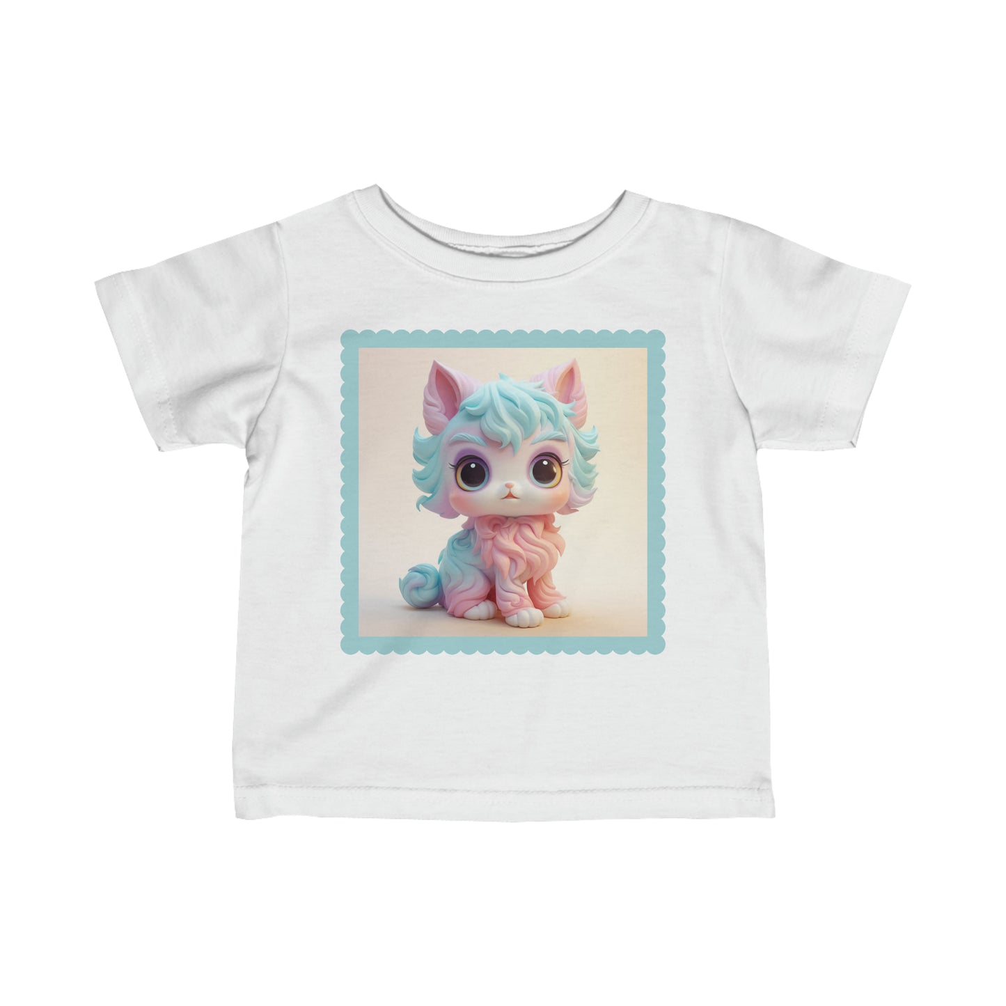 Camiseta Infantil Punto Fino Gato 3