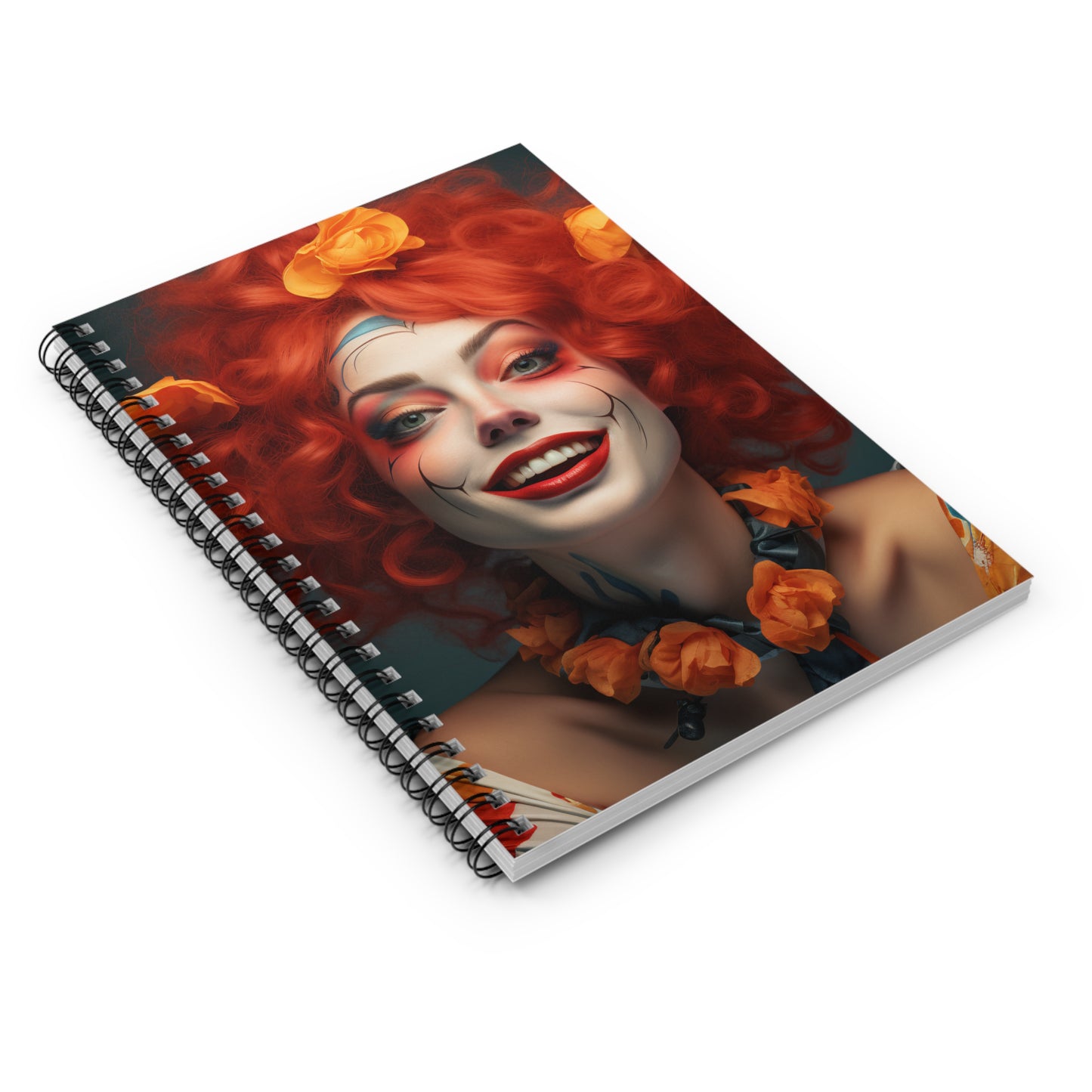 Spiral Notebook - Ruled Line Clowning Around