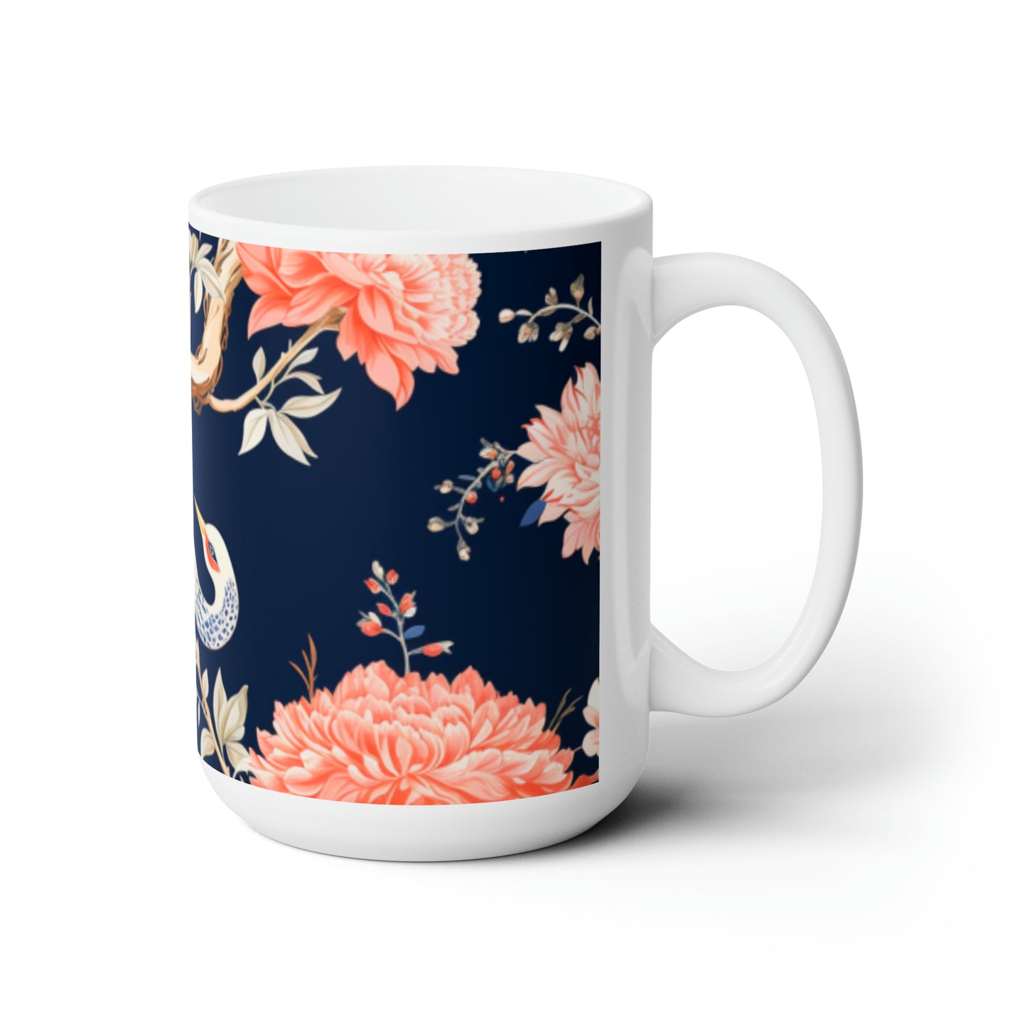 Ceramic Mug 15oz Floral 27