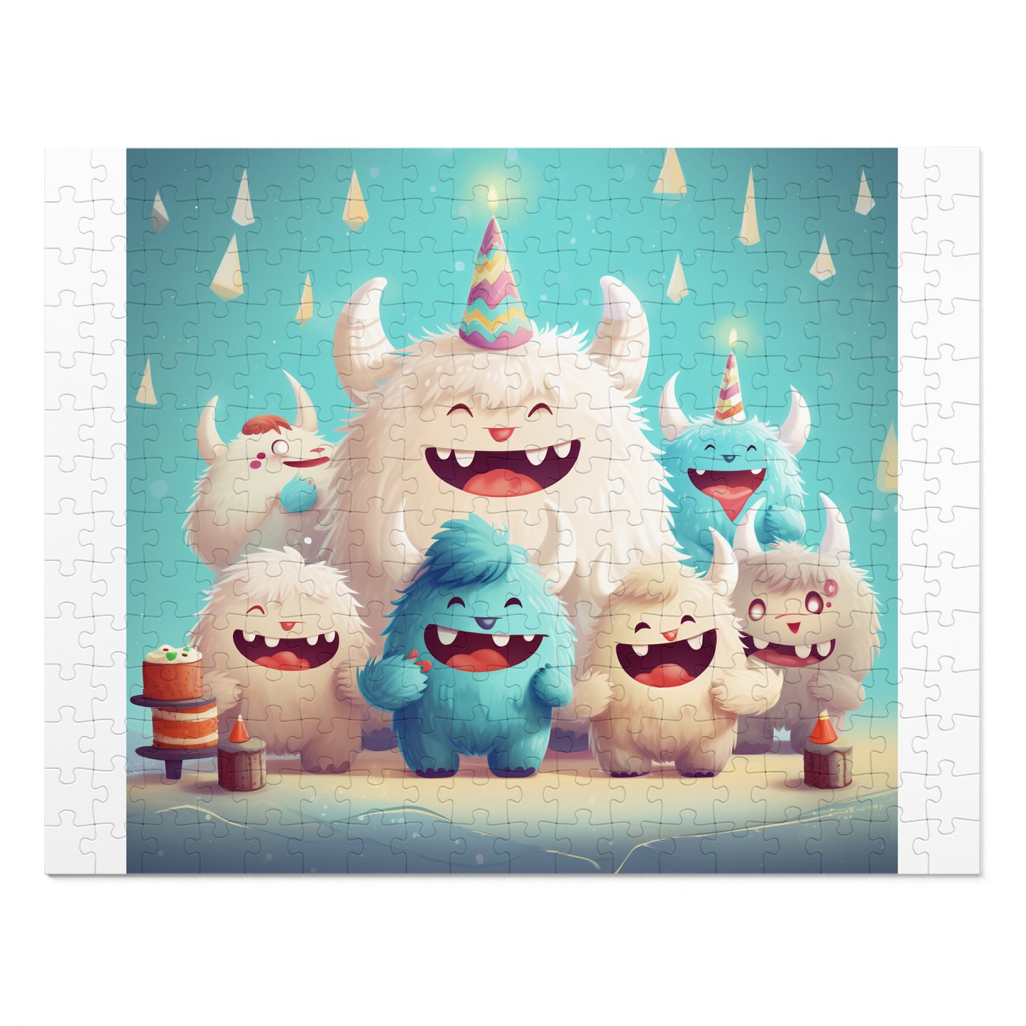 Jigsaw Puzzle (30, 110, 252, 500,1000-Piece) Yeti Kin Party 9