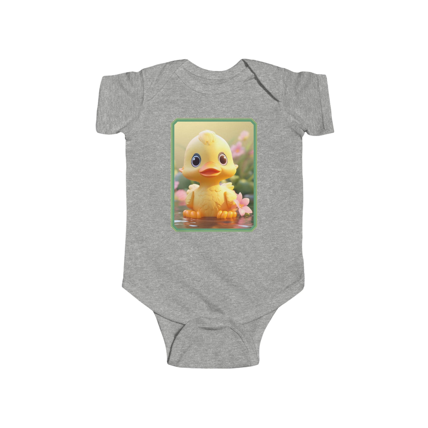 Infant Fine Jersey Bodysuit Duck 1