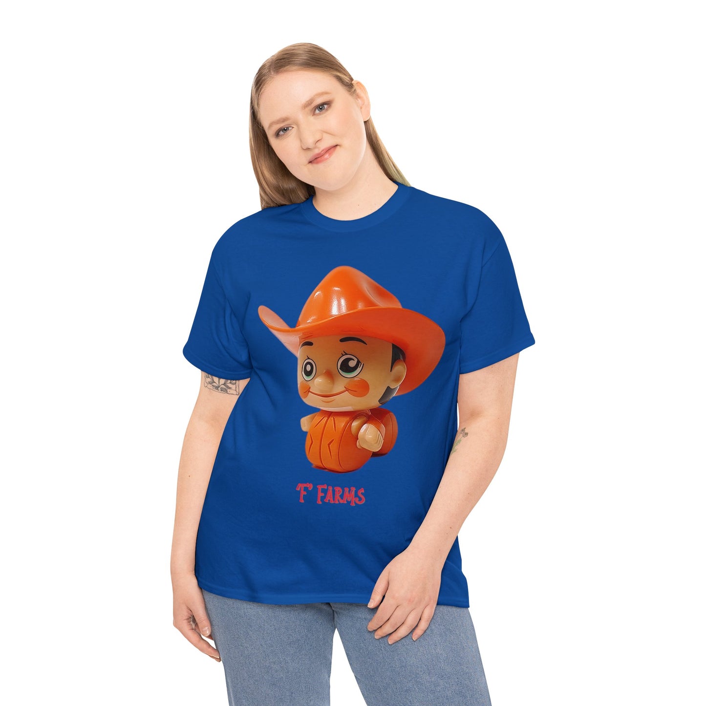 Unisex Heavy Cotton Tee F Farms Cowboy 2