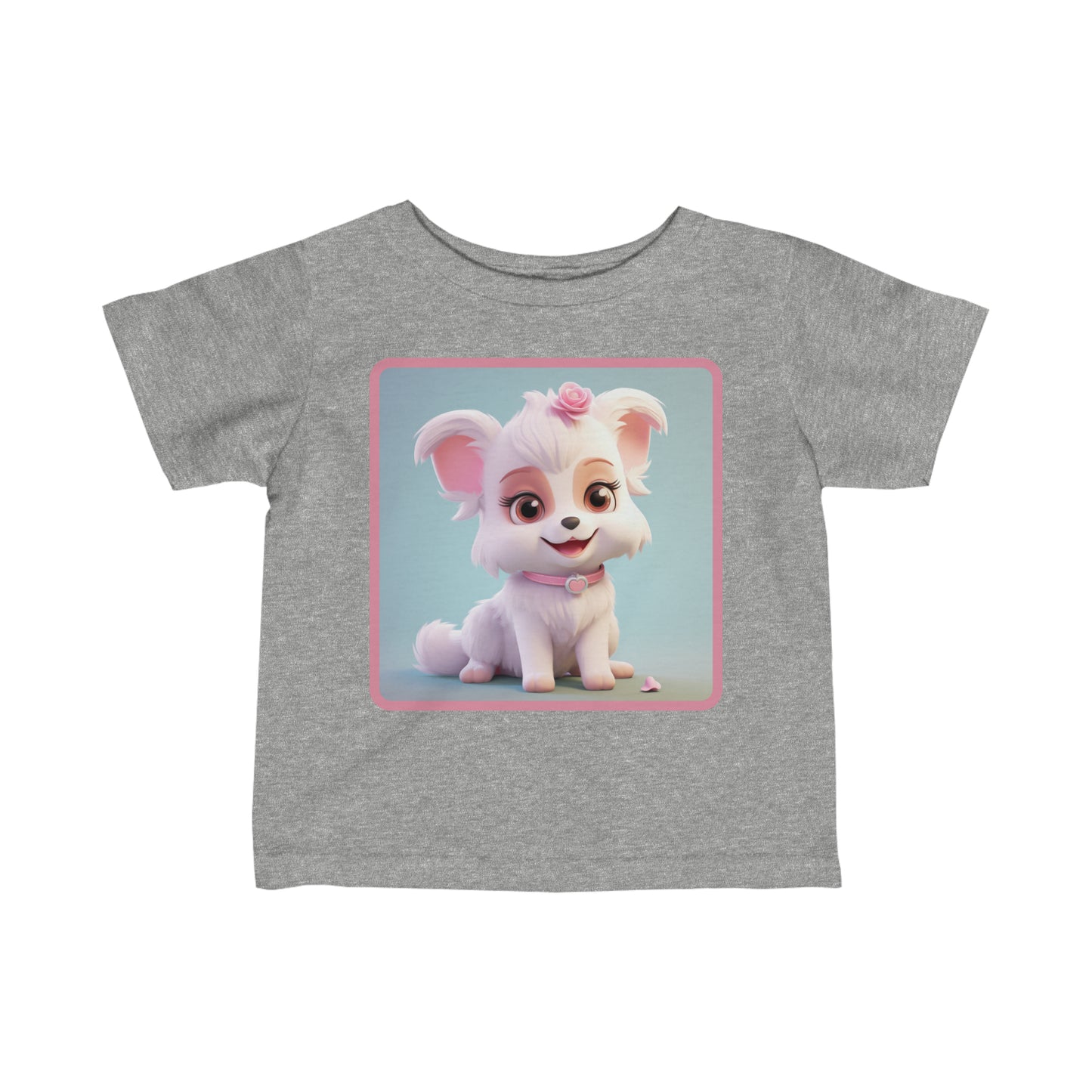 Camiseta Infantil Jersey Fino Perro 1