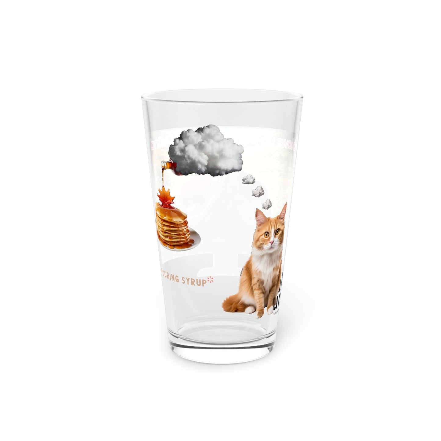 Explota panqueques con Mind Pint Glass, 16oz