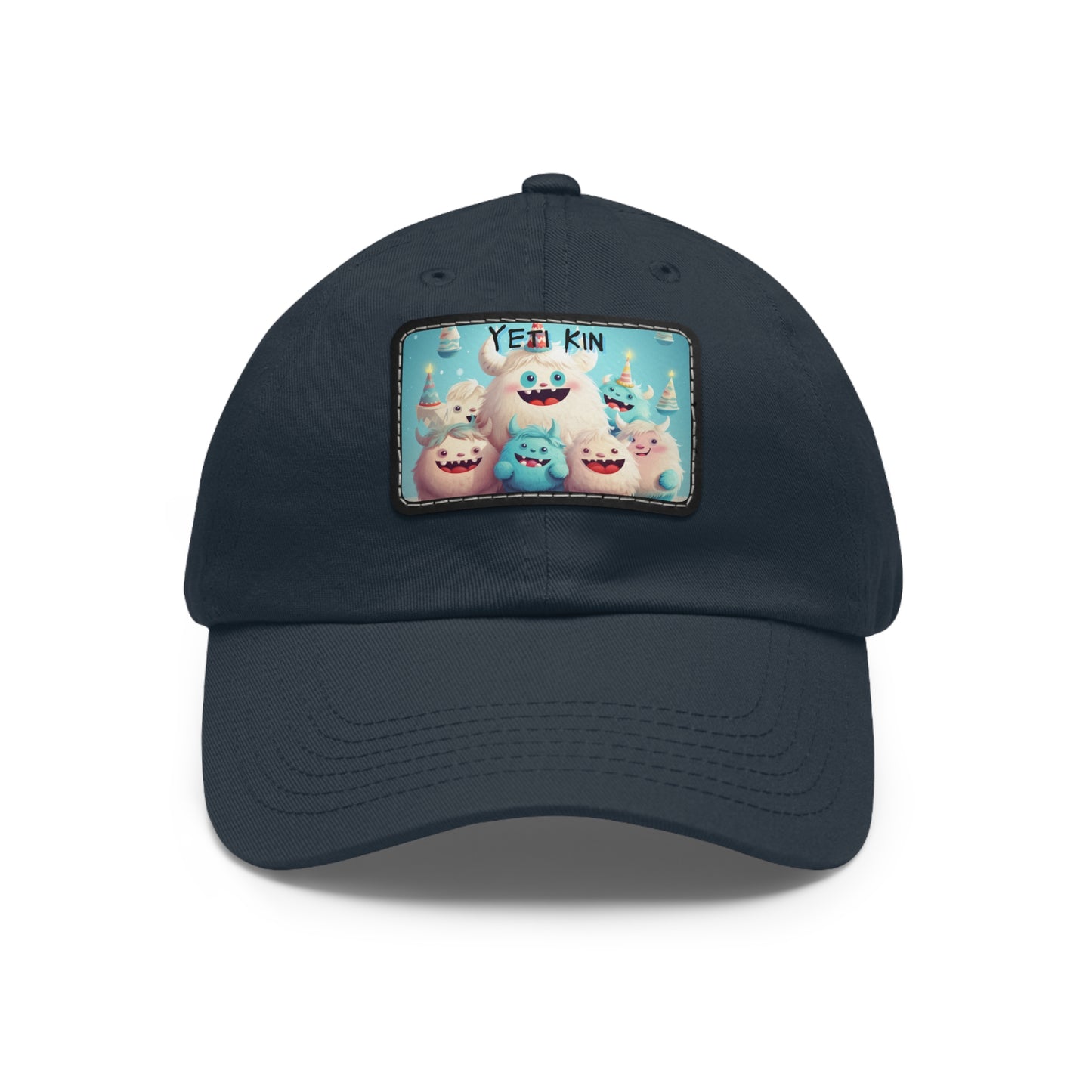 Dad Hat with Leather Patch (Rectangle) Yeti Kin 10