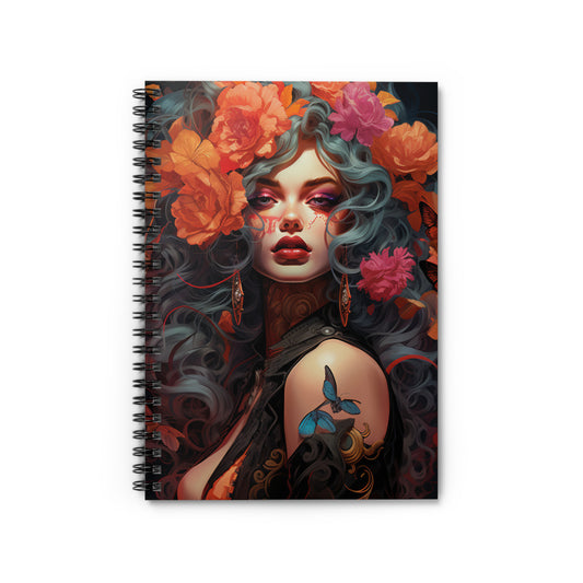 Spiral Notebook - Ruled Line Savage Beauty