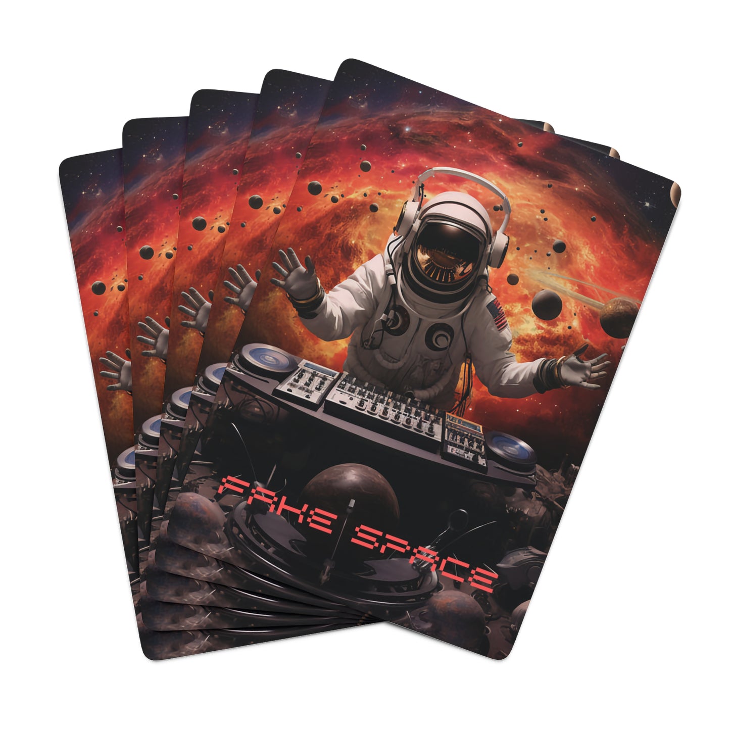 Custom Poker Cards Fake Space