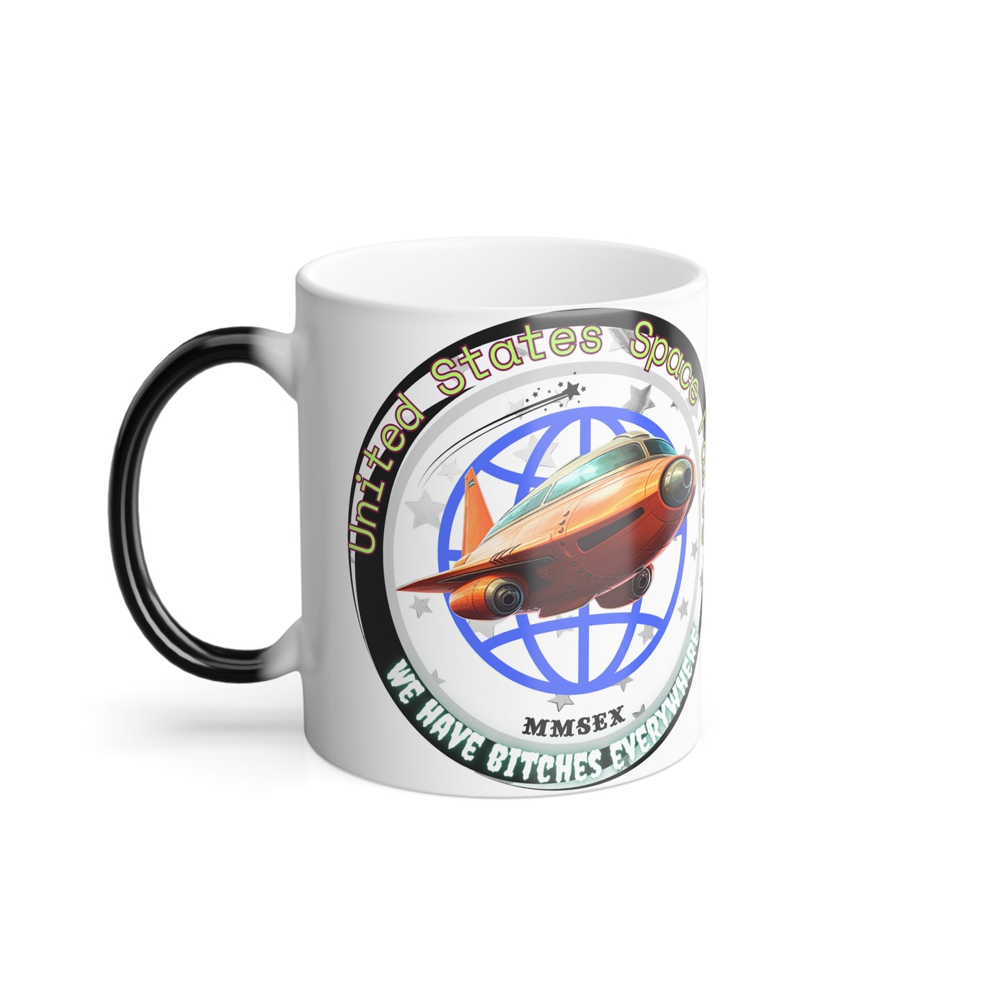 Color Morphing Mug, 11oz U.S. Space Farce