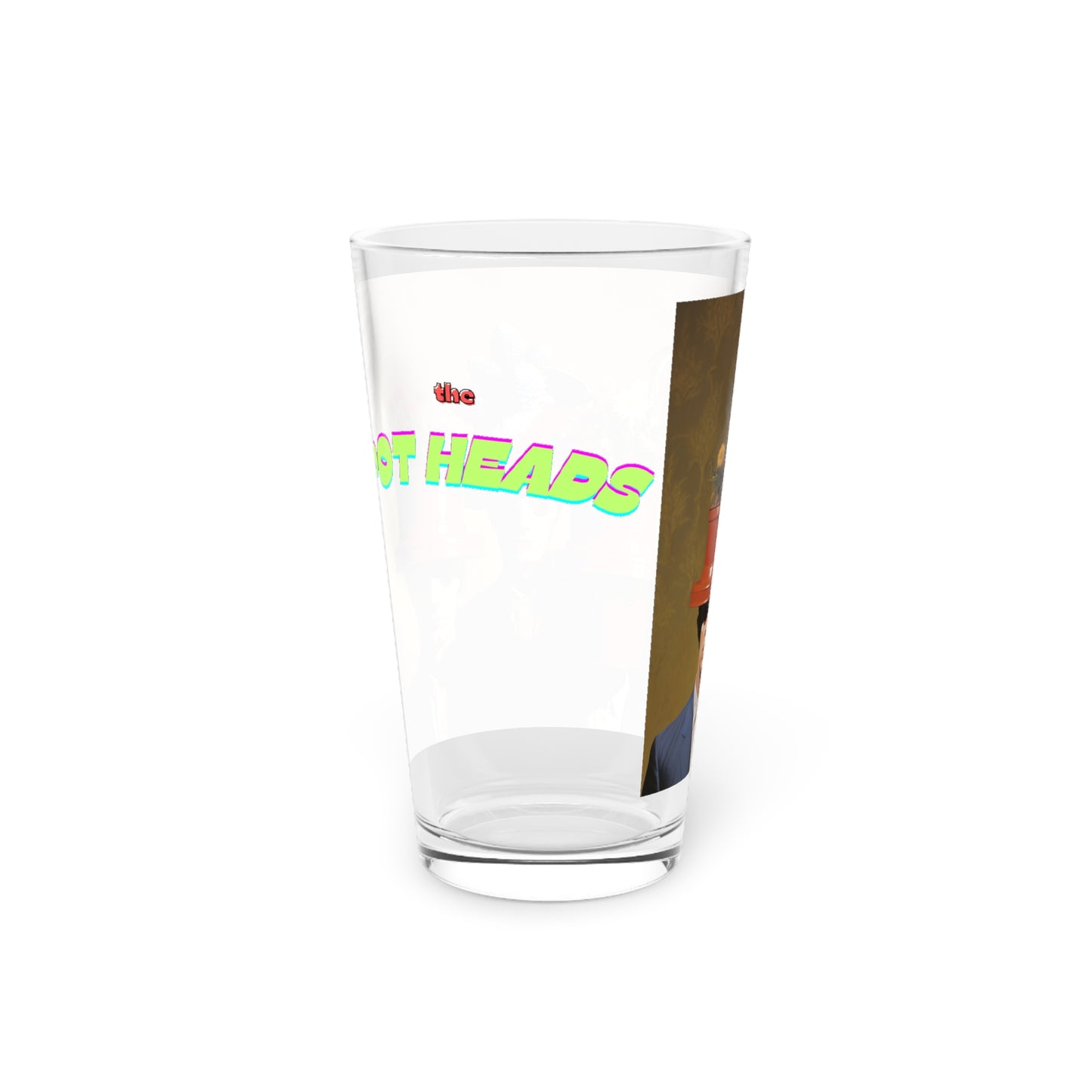 Vaso de pinta, 16 oz the Pot Heads