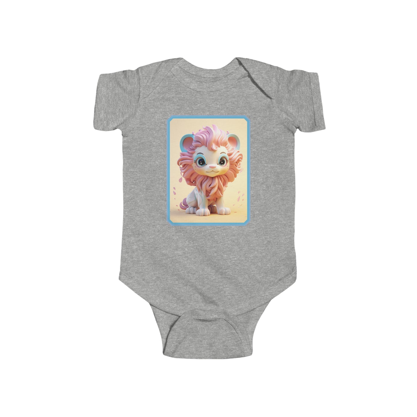 Infant Fine Jersey Bodysuit Lion 3