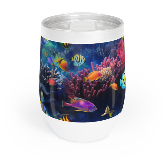 Chill Wine Tumbler Coral Reefer