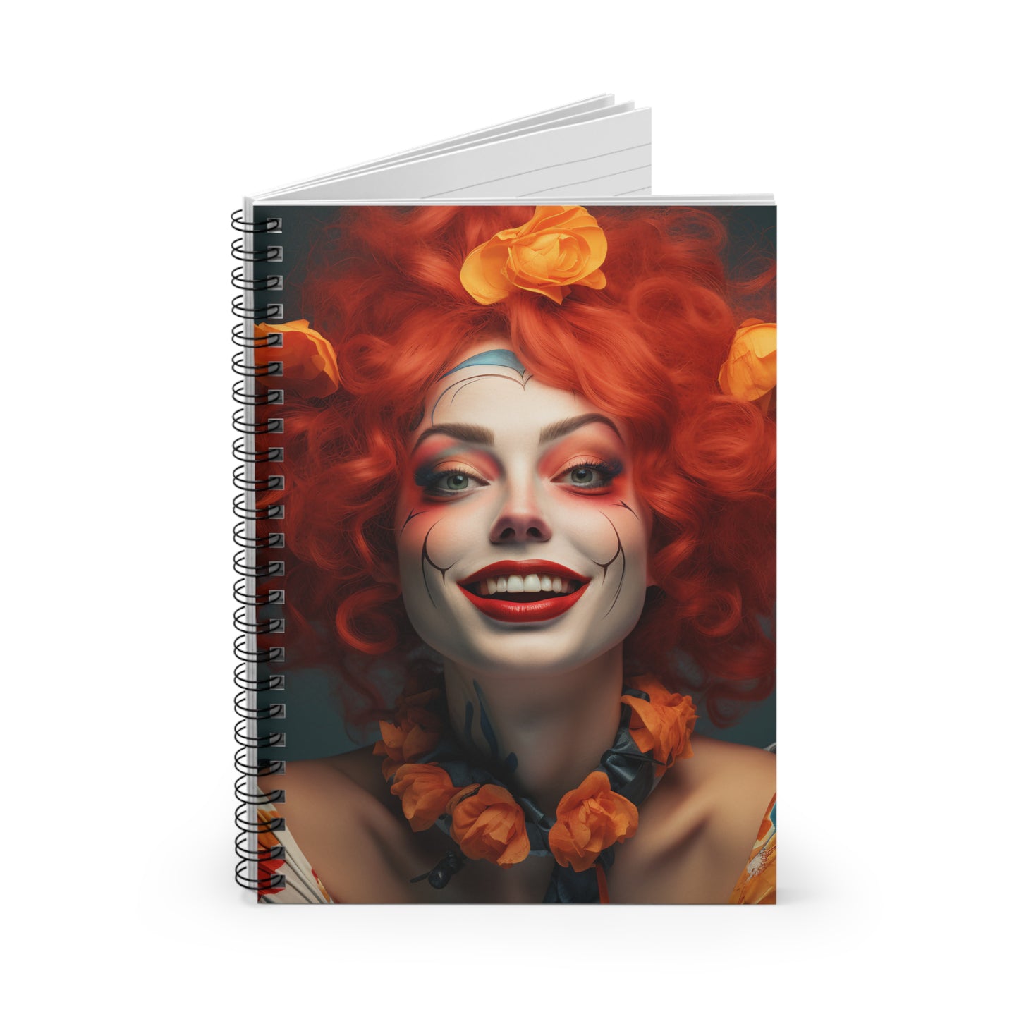 Spiral Notebook - Ruled Line Clowning Around