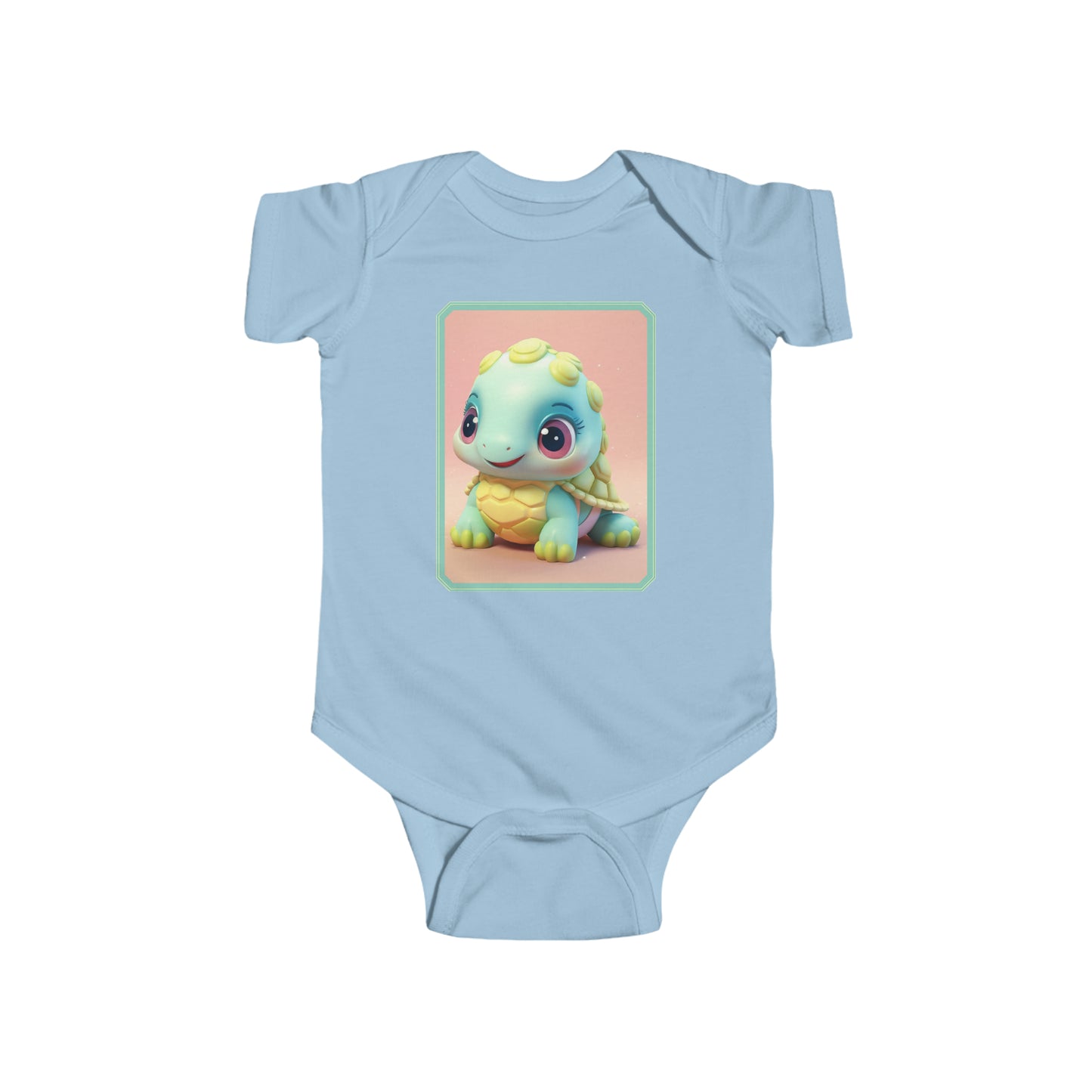 Body Infantil Punto Fino Tortuga 1