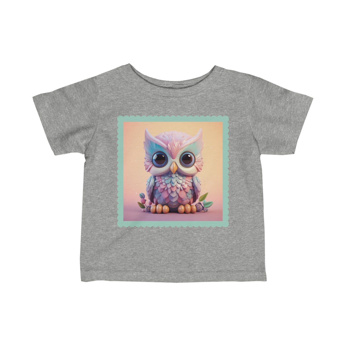 Infant Fine Jersey Tee Owl 3