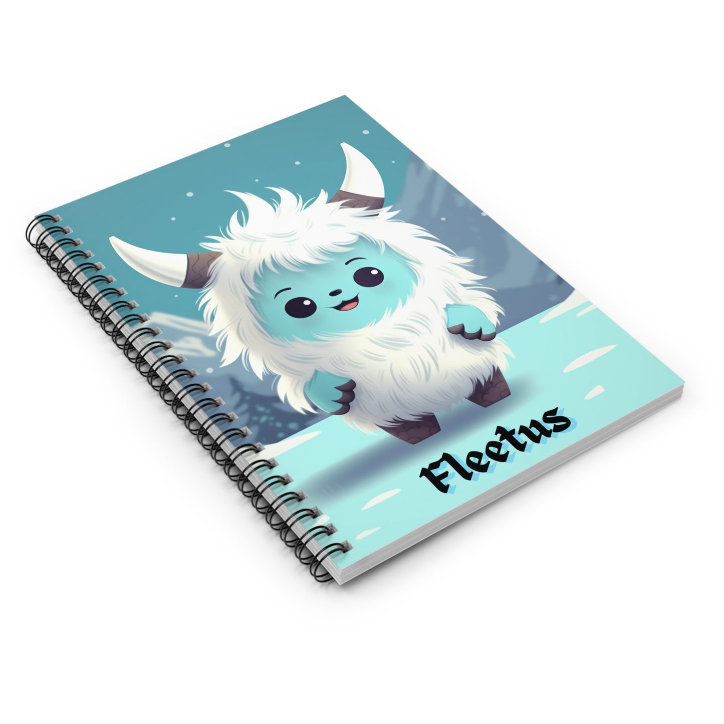 Spiral Notebook - Ruled Line Yeti Kin... Fleetus