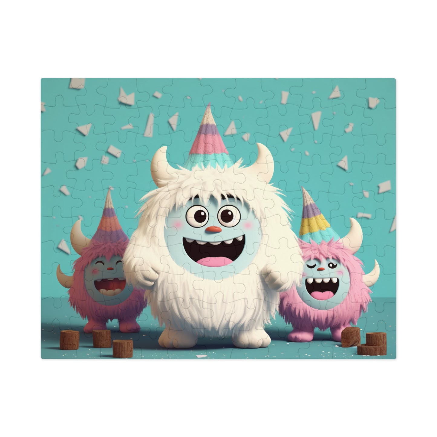 Jigsaw Puzzle (30, 110, 252, 500,1000-Piece) Yeti Kin Party 2