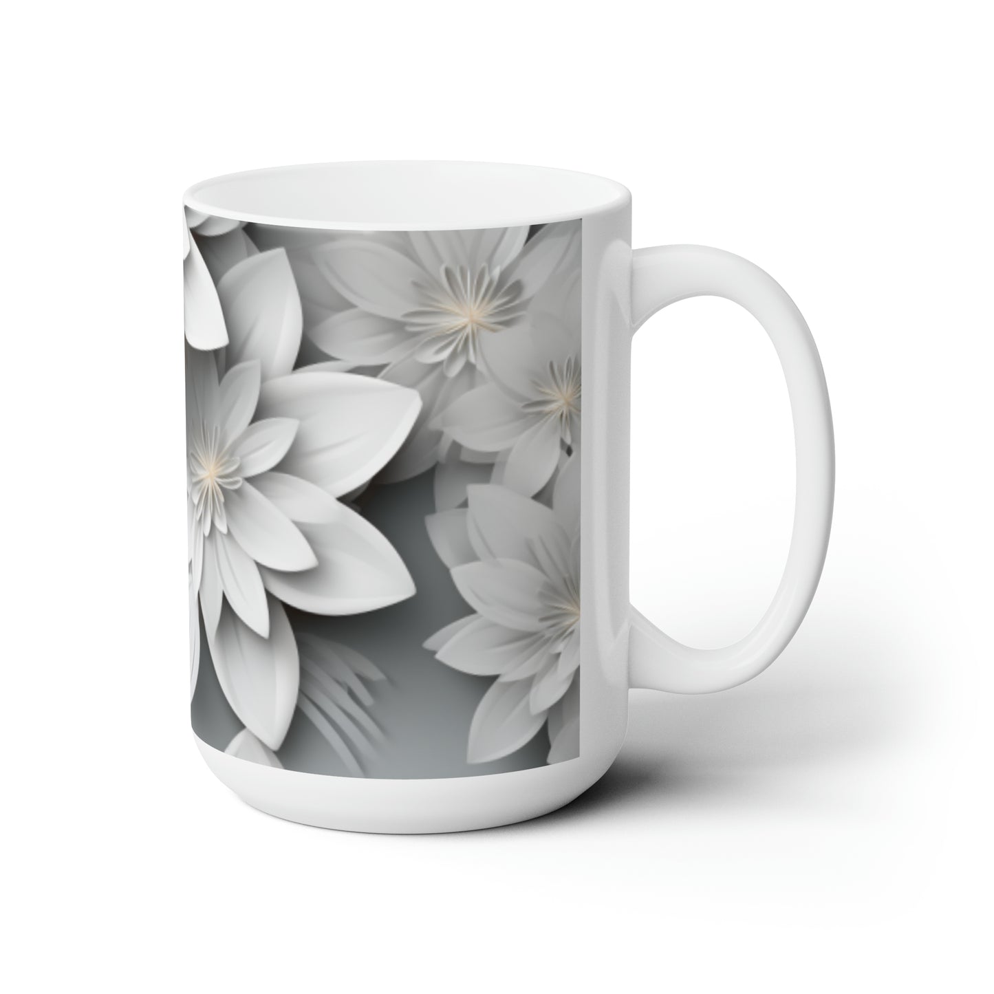 Ceramic Mug 15oz Floral 7