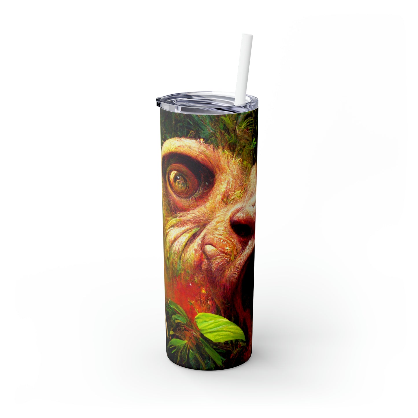 Skinny Tumbler with Straw, 20oz Woo