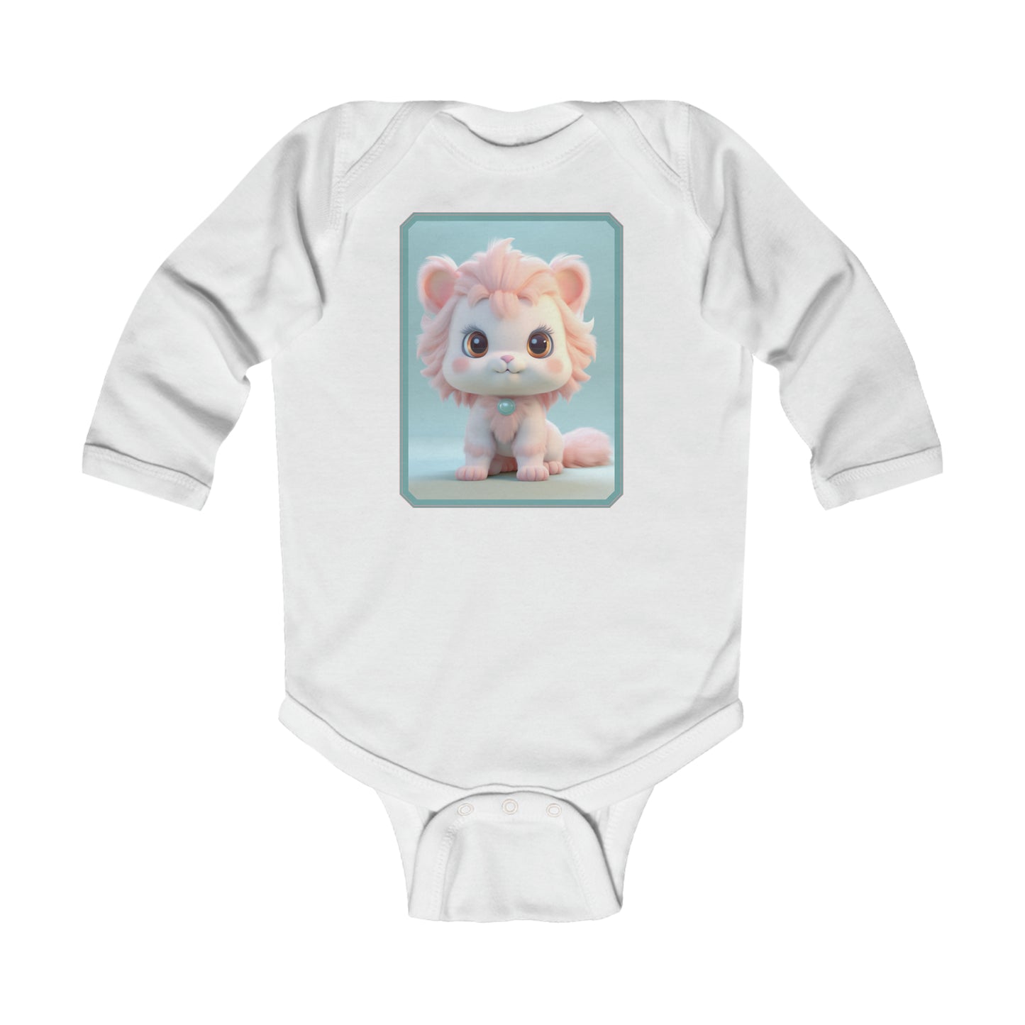 Infant Long Sleeve Bodysuit Lion 1