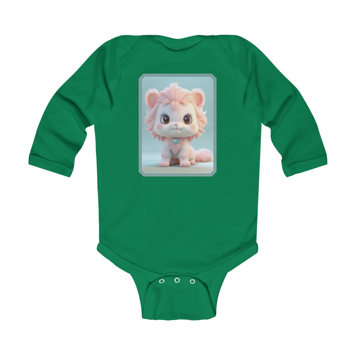 Infant Long Sleeve Bodysuit Lion 1