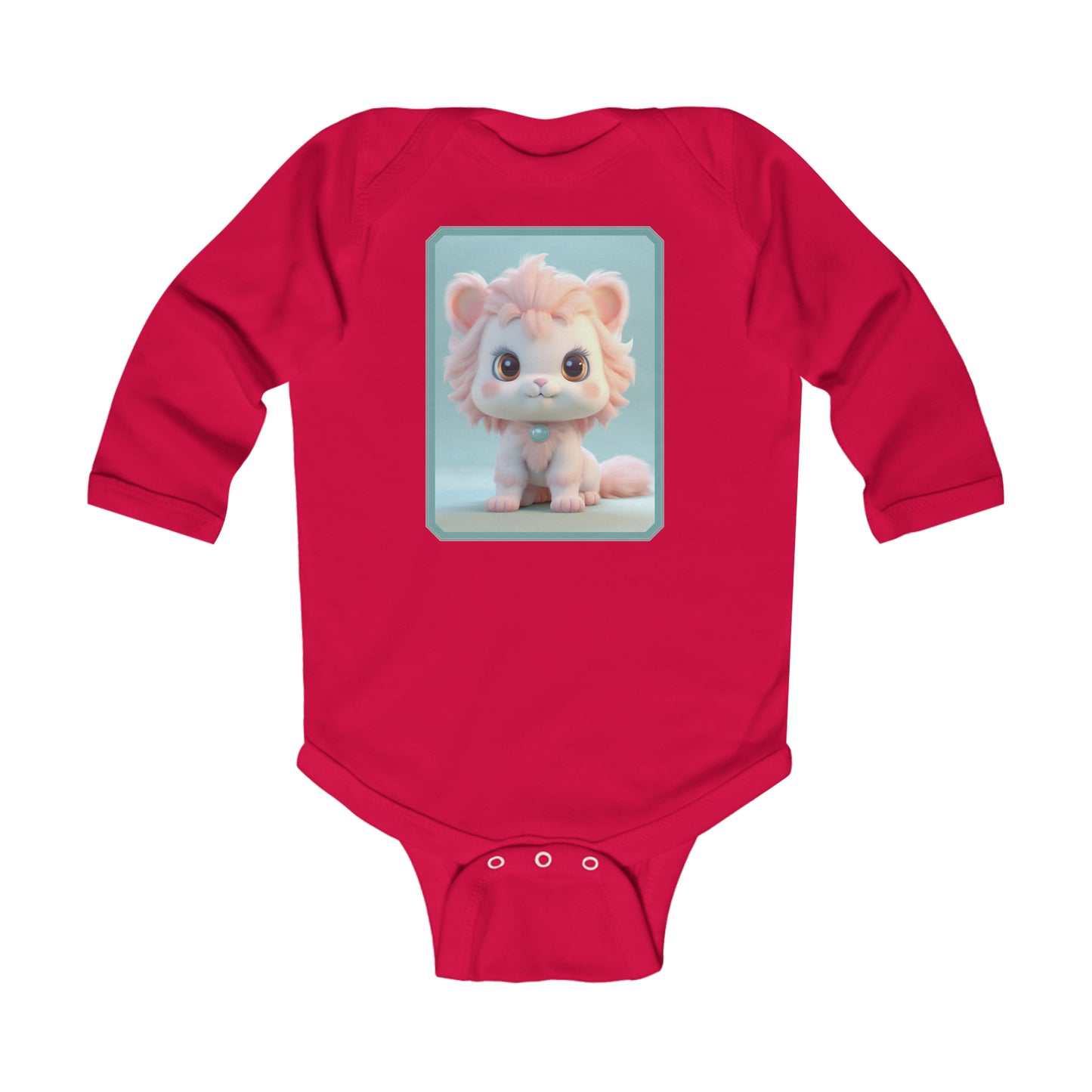 Infant Long Sleeve Bodysuit Lion 1