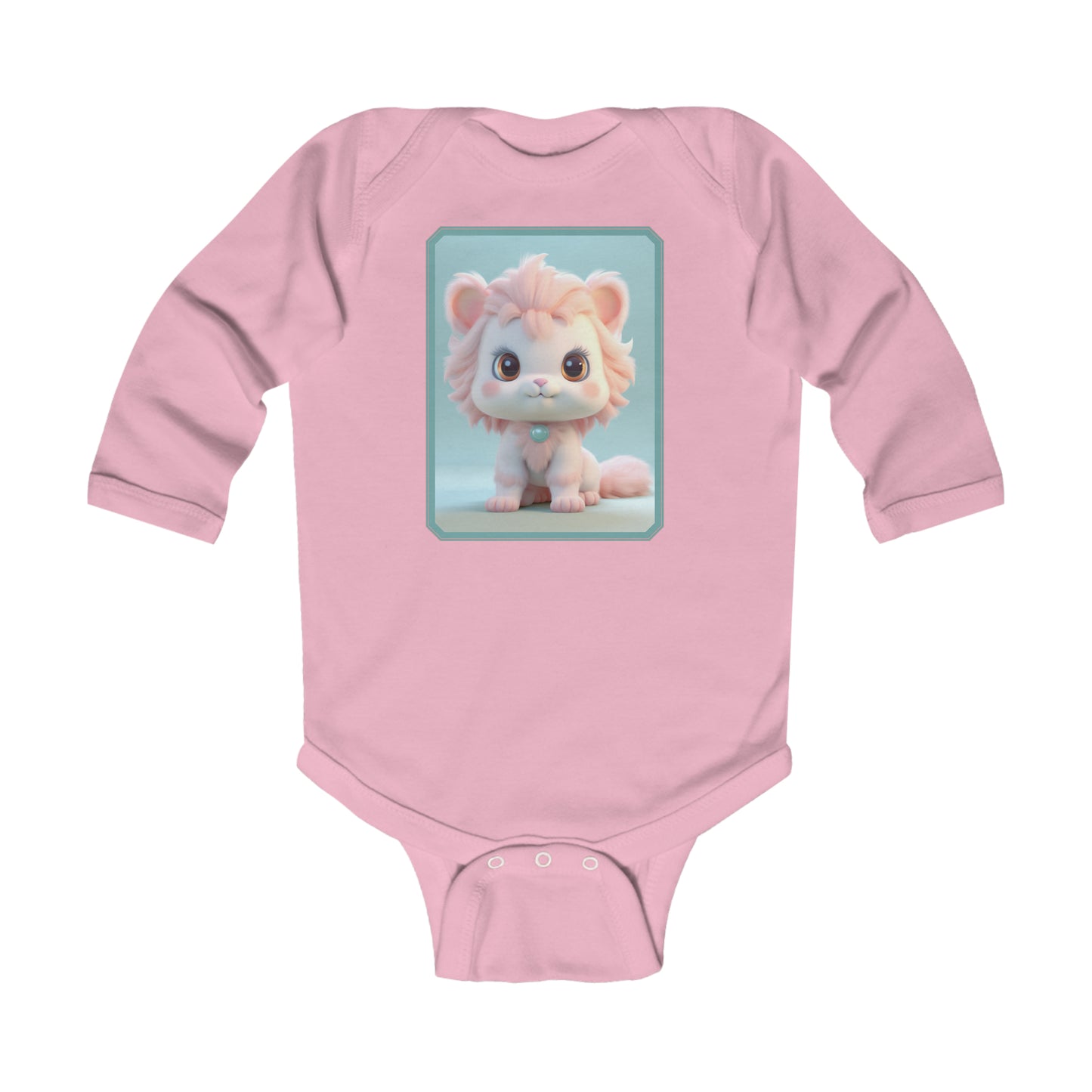 Infant Long Sleeve Bodysuit Lion 1