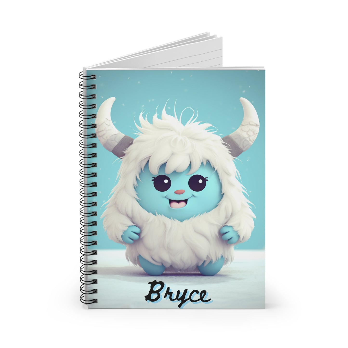 Spiral Notebook - Ruled Line Yeti Kin... Bryce