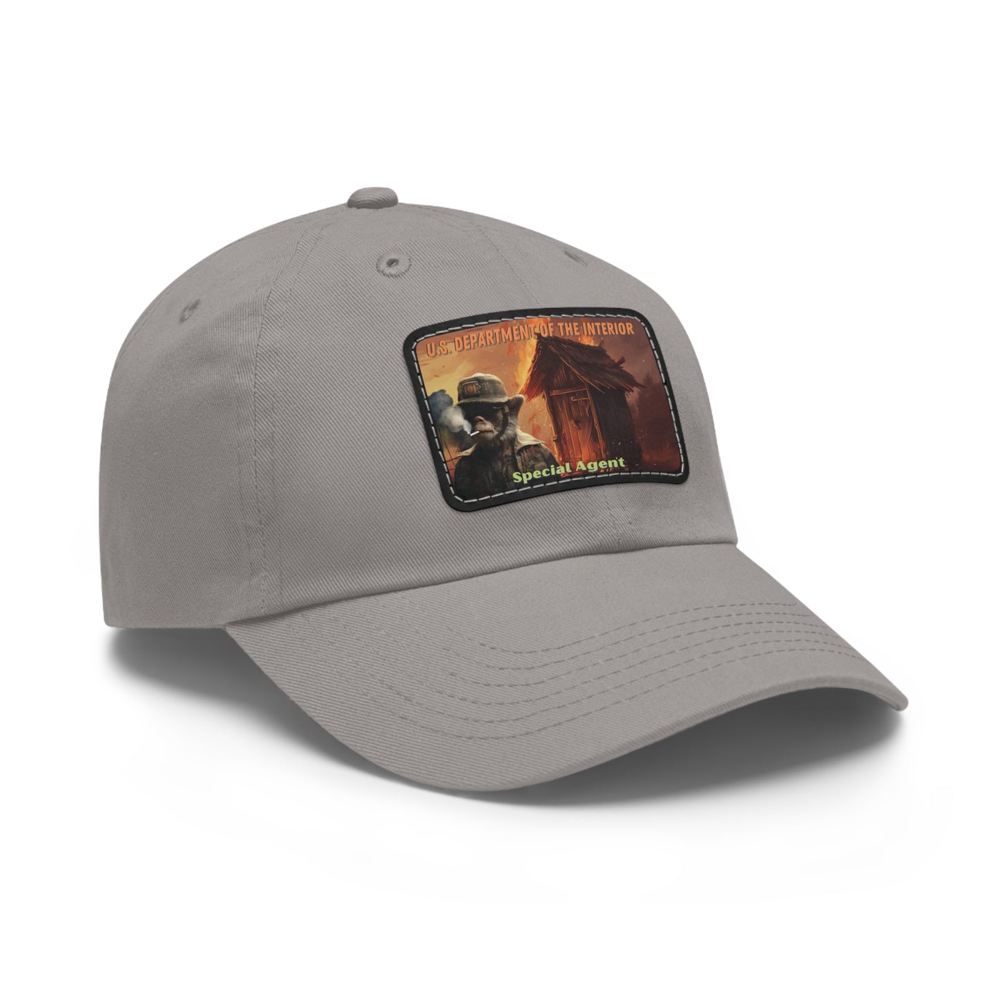 Dad Hat with Leather Patch (Rectangle) Department of the Interior Special Agent