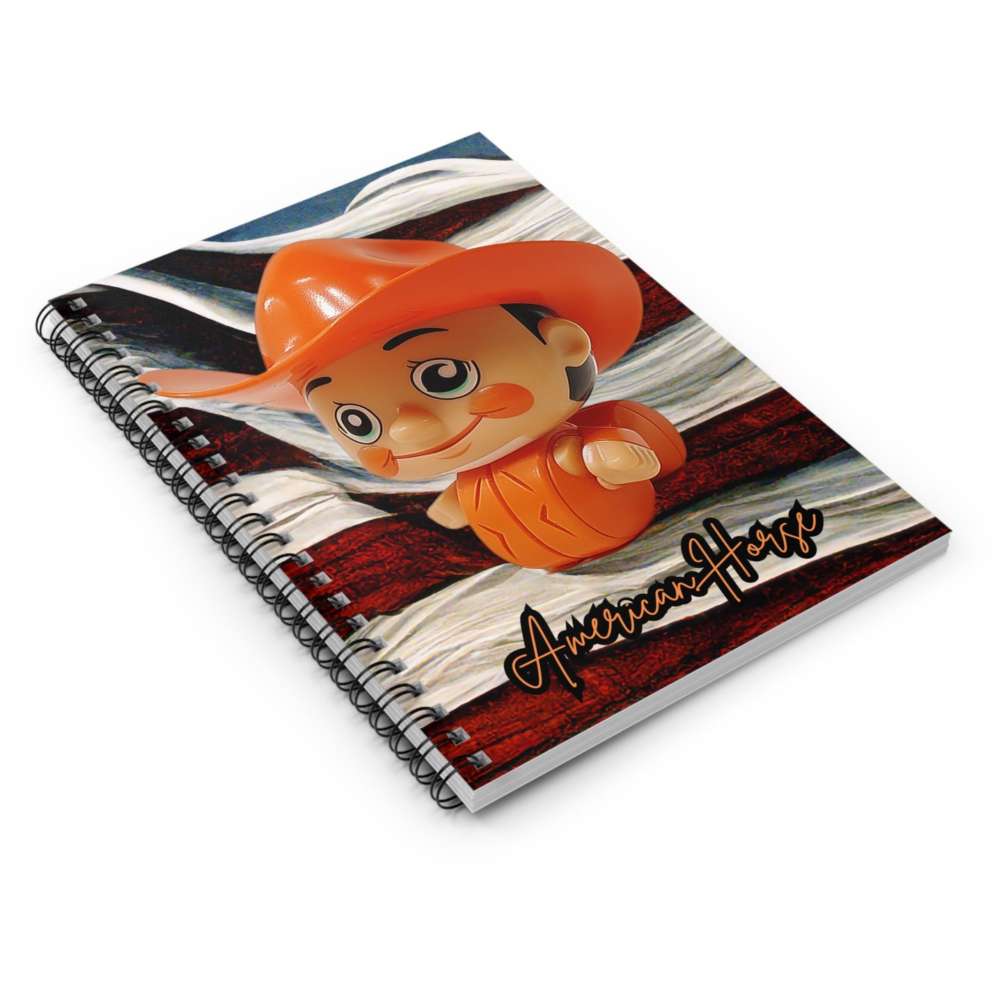 Cuaderno de espiral American Horse II - Línea reglada