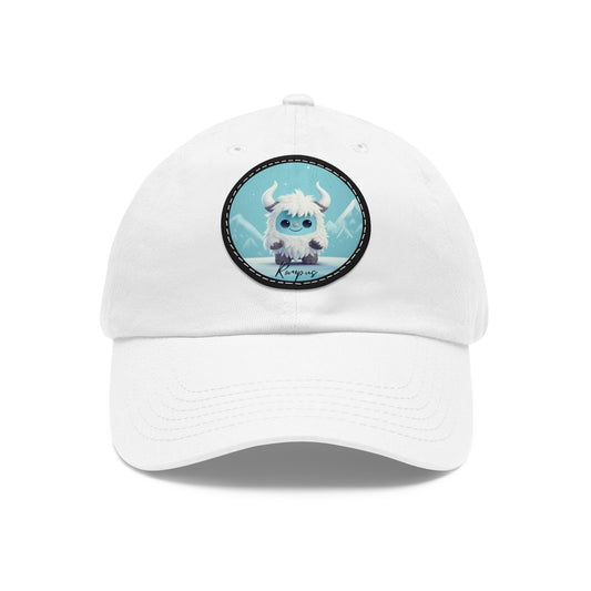 Dad Hat with Leather Patch (Round) Rompus