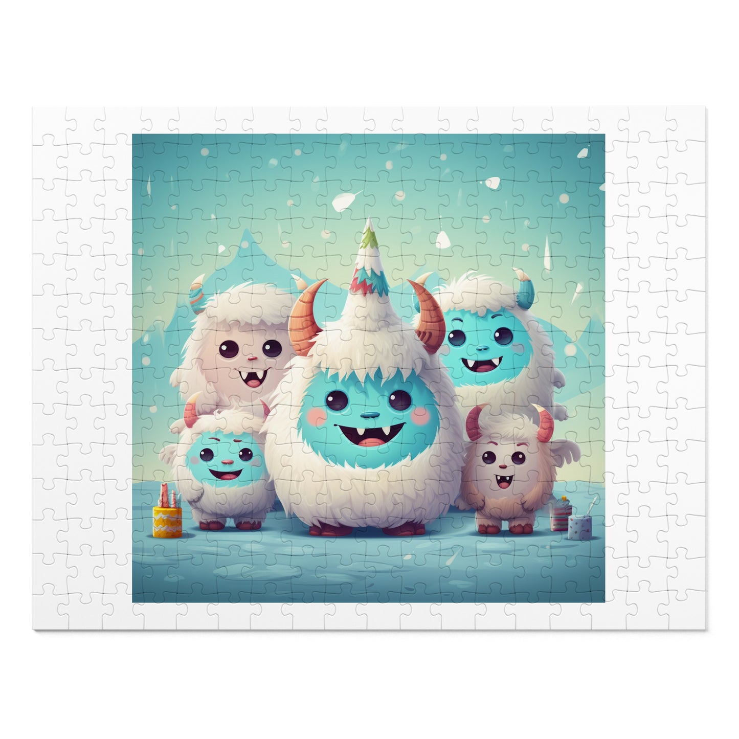 Jigsaw Puzzle (30, 110, 252, 500,1000-Piece) Yeti Kin Party 8