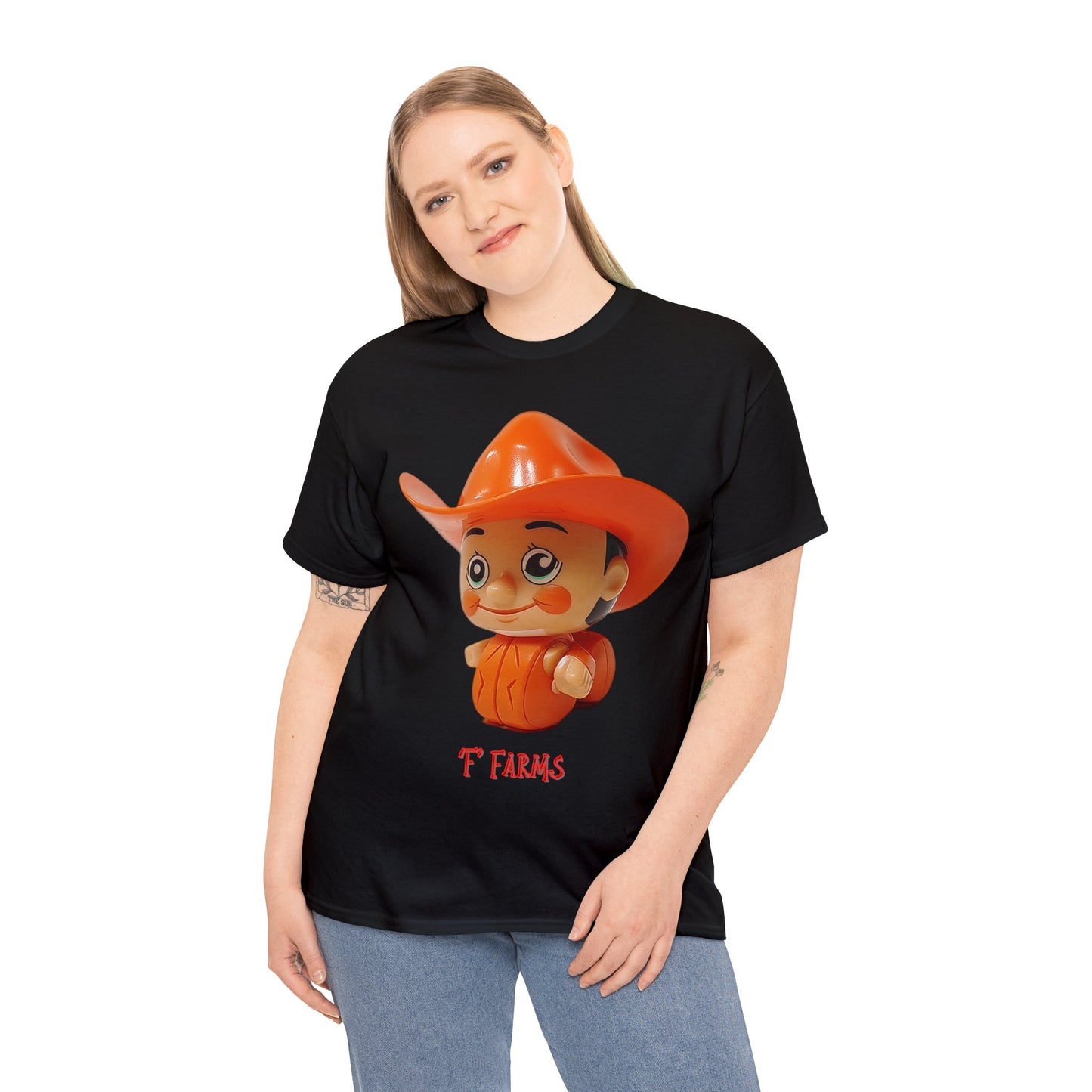 Unisex Heavy Cotton Tee F Farms Cowboy 2