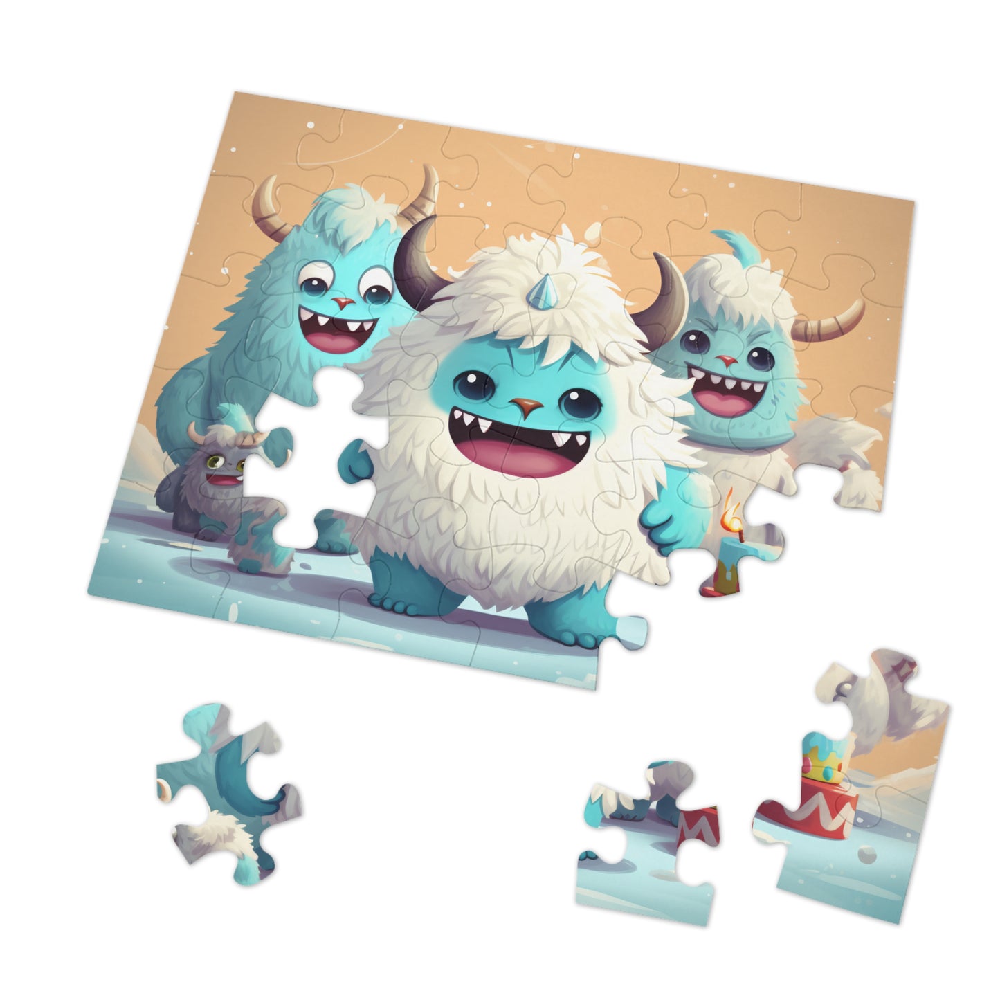 Jigsaw Puzzle (30, 110, 252, 500,1000-Piece) Yeti Kin Party 5