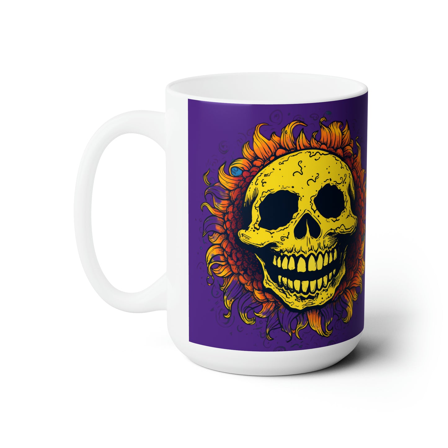 Ceramic Mug 15oz uh... you are you gratefully (purple)