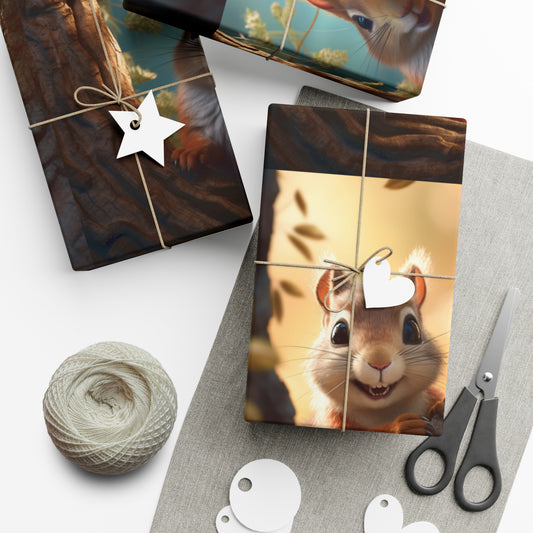 Gift Wrap Papers Squirrels #2