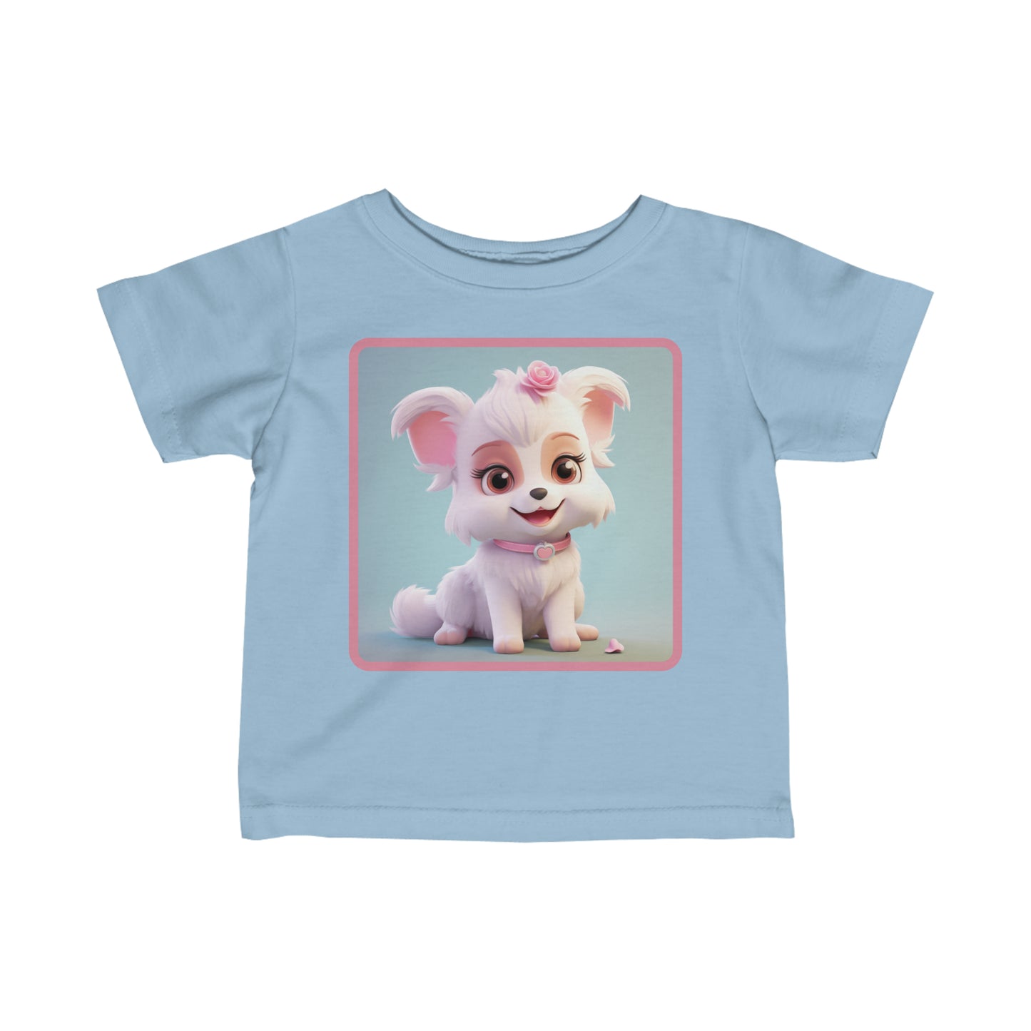 Camiseta Infantil Jersey Fino Perro 1