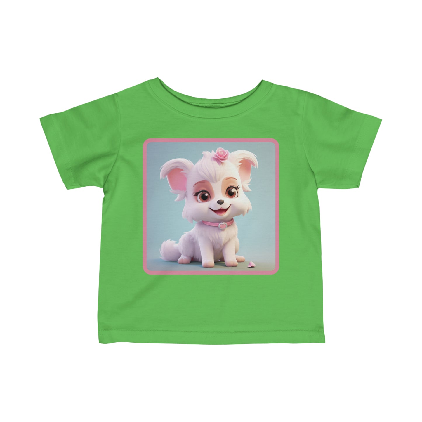 Camiseta Infantil Jersey Fino Perro 1