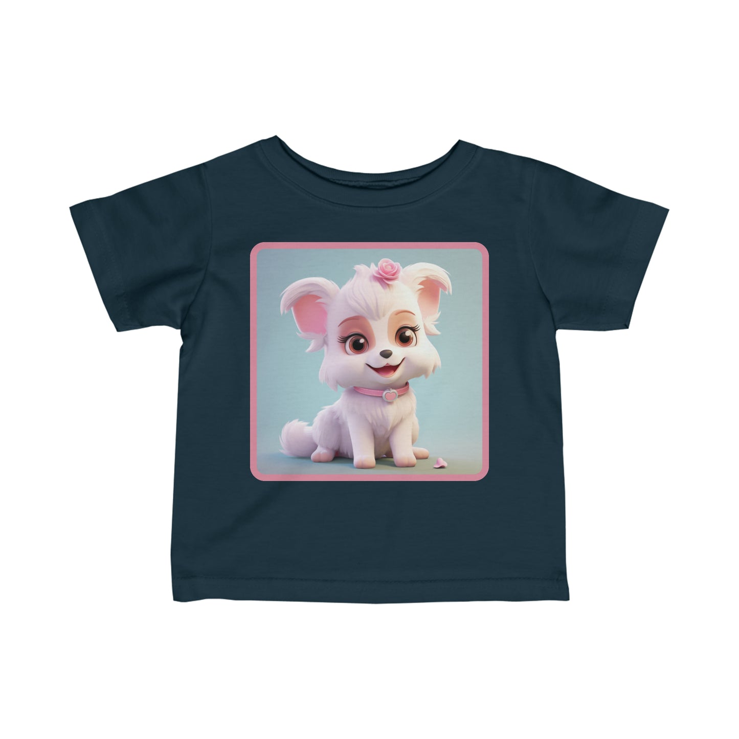 Camiseta Infantil Jersey Fino Perro 1