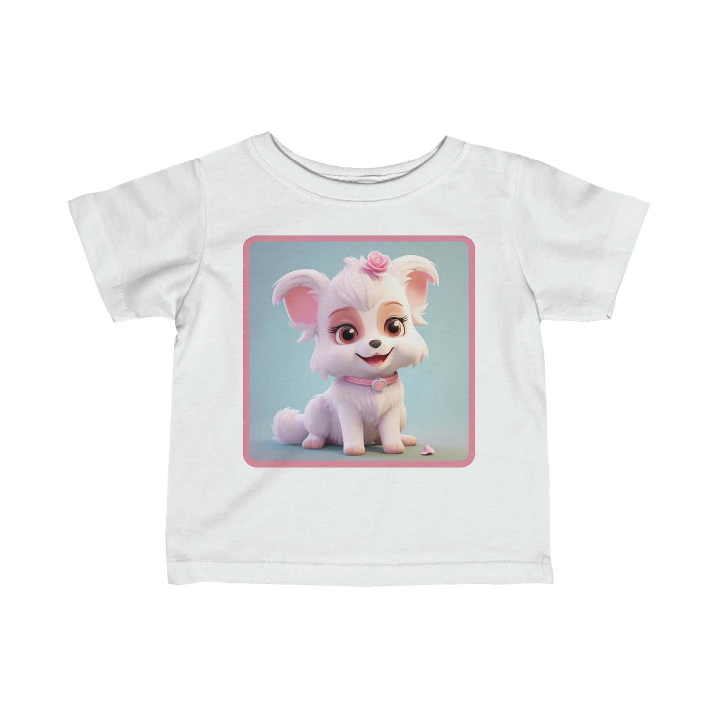 Camiseta Infantil Jersey Fino Perro 1