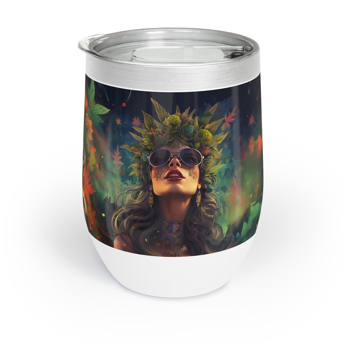 Chill Wine Tumbler 420 Day of the Dead