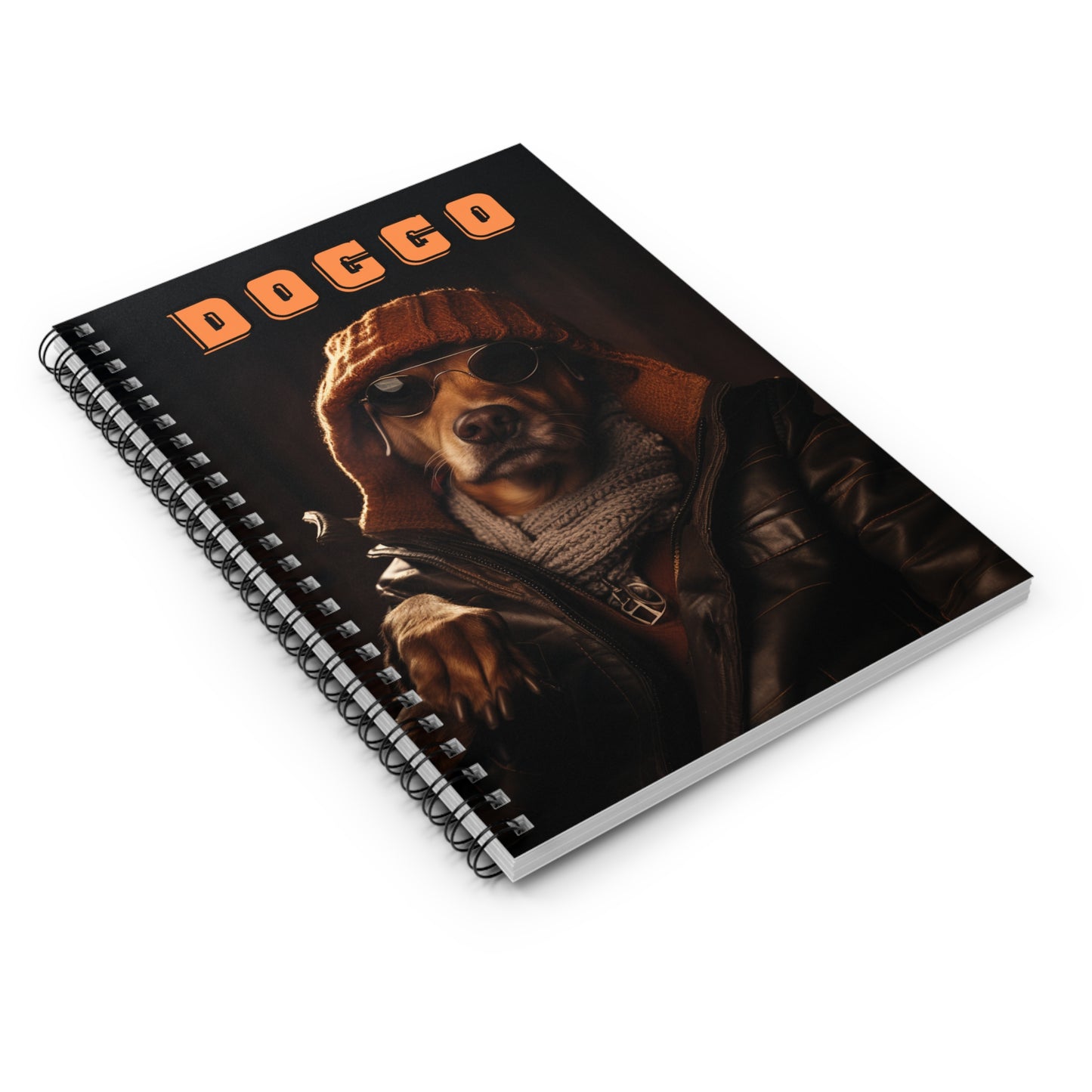 Spiral Notebook - Ruled Line Doggo