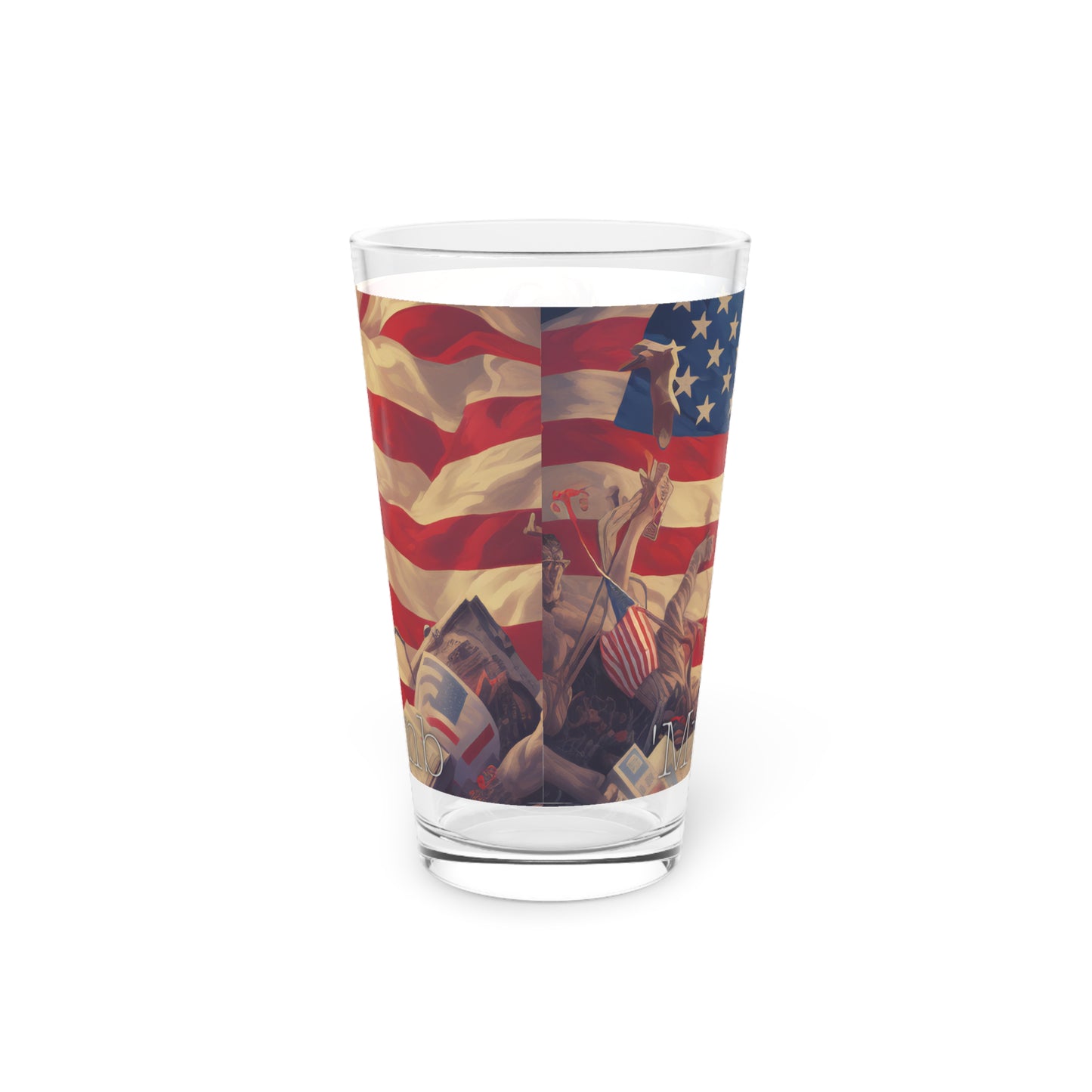 Pint Glass, 16oz 'Murican Freedumb