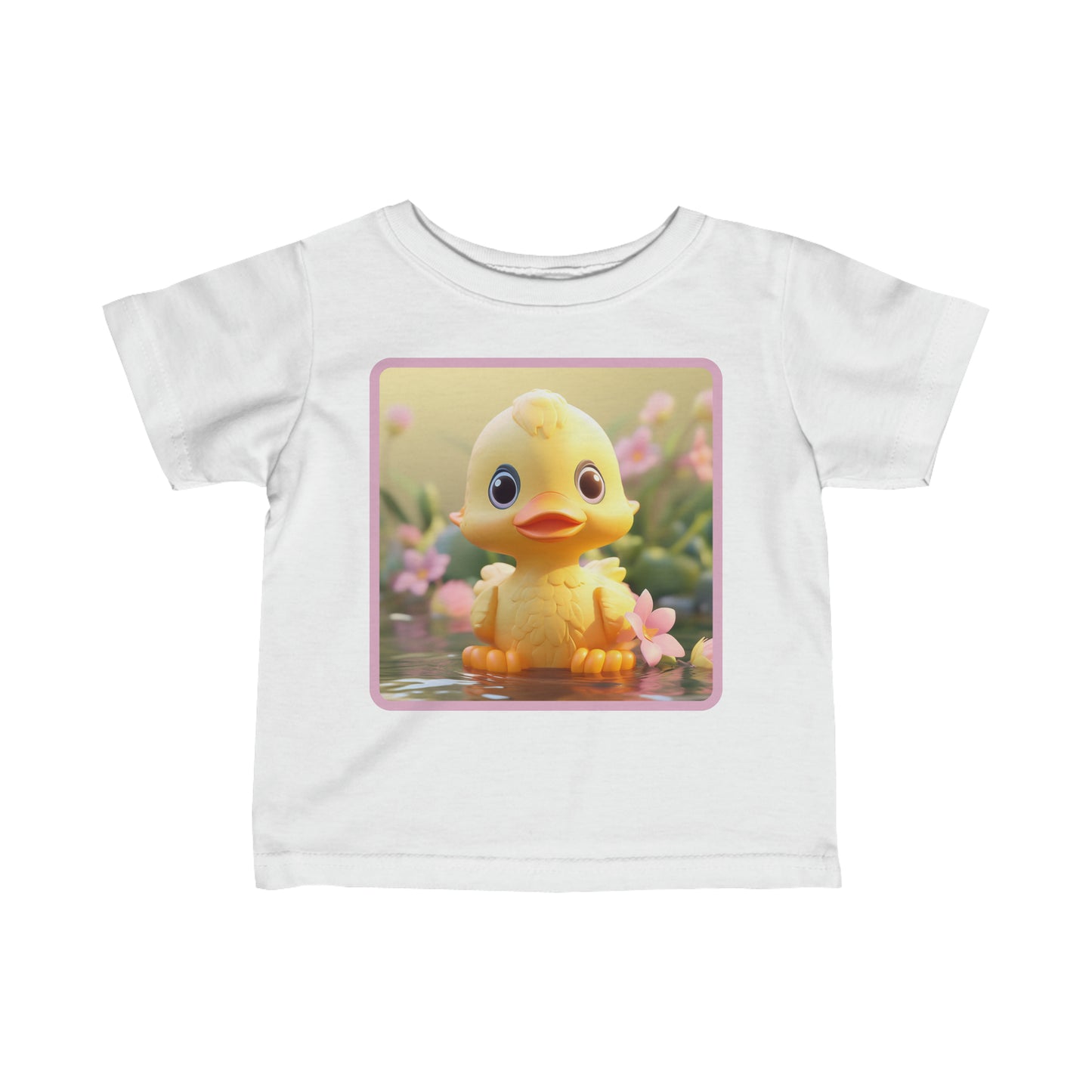 Infant Fine Jersey Tee Duck 1